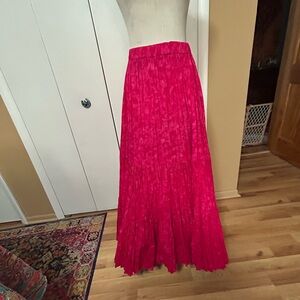 Vibrant Fuchsia Maxi Skirt